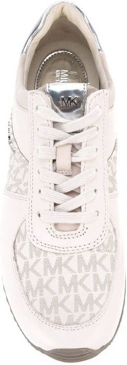 Michael Kors contrast panel sneakers Beige