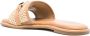 Michael Kors Ember slippers met logoplakkaat Beige - Thumbnail 3