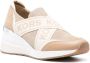 Michael Kors Hamilton 100mm chain-embellished leather sandals Zwart - Thumbnail 10