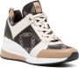 Michael Kors Georgie sneakers met logo Bruin - Thumbnail 2