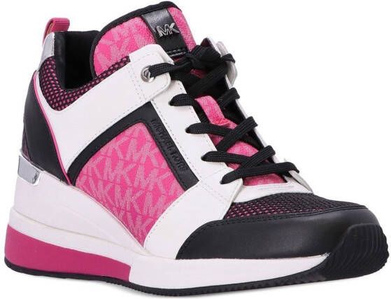 Michael Kors Georgie sneakers met plateauzool Roze