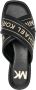 Michael Kors Gideon slippers met logoprint Zwart - Thumbnail 4