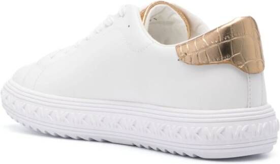 Michael Kors Groove leren sneakers Wit