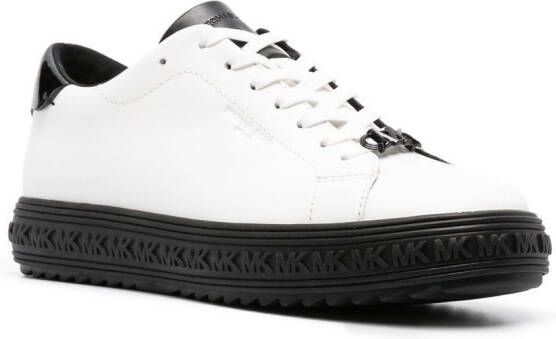 Michael Kors Georgie sneakers met hak Zwart - Foto 11