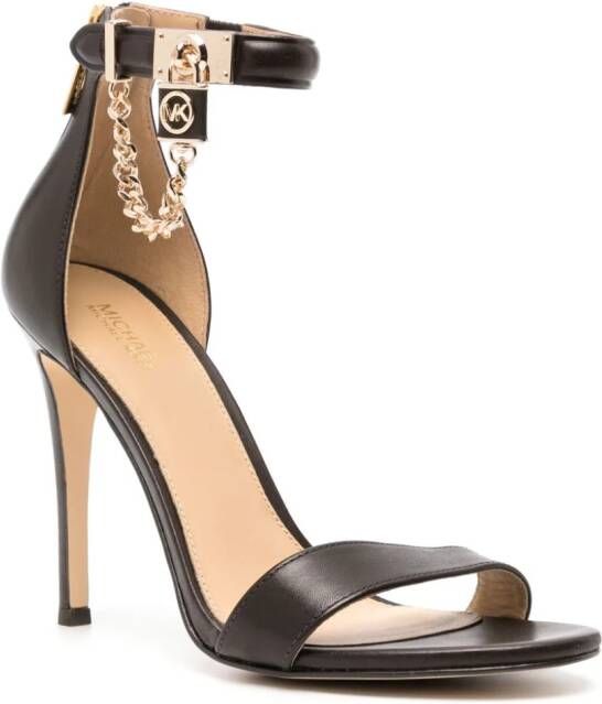 Michael Kors Hamilton leren sandalen Bruin