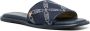 Michael Kors Hayworth slippers met logoplakkaat Blauw - Thumbnail 2