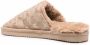 Michael Kors Janis slippers met monogramprint Beige - Thumbnail 3