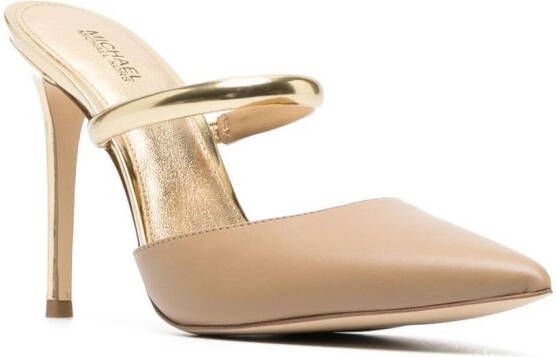 Michael Kors Jessa stiletto muiltjes Beige