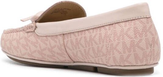 Michael Kors Juliette loafers met logoprint Roze