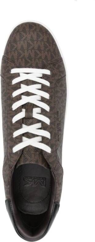 Michael Kors Sneakers met monogram-patroon Bruin