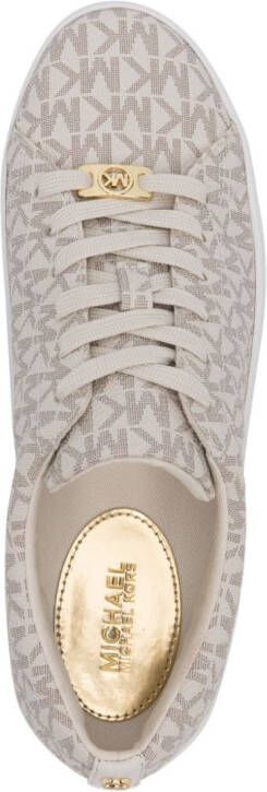 Michael Kors Keaton canvas sneakers Beige