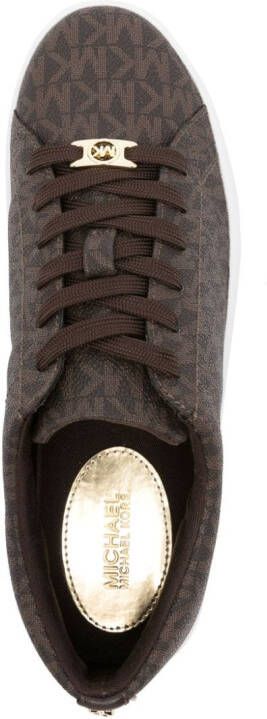 Michael Kors Keaton sneakers met logoprint Bruin