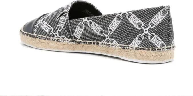 Michael Kors Kendrick espadrilles met monogram Zwart