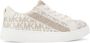 Michael Kors Kids Sneakers met glittervlakken en monogram-print Beige - Thumbnail 2