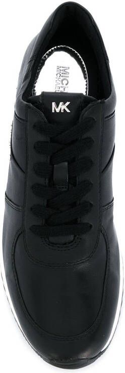Michael Kors lace-up sneakers with logo Zwart