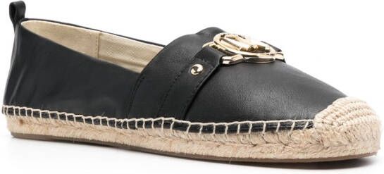 Michael Kors Leren espadrilles Zwart