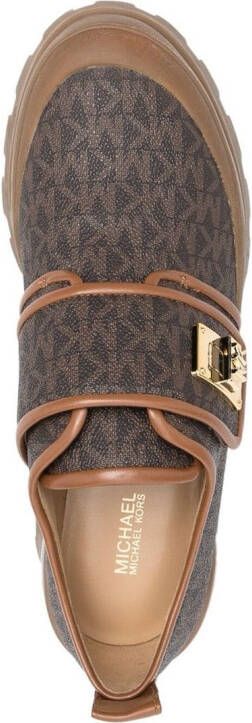 Michael Kors Loafers met logo Bruin