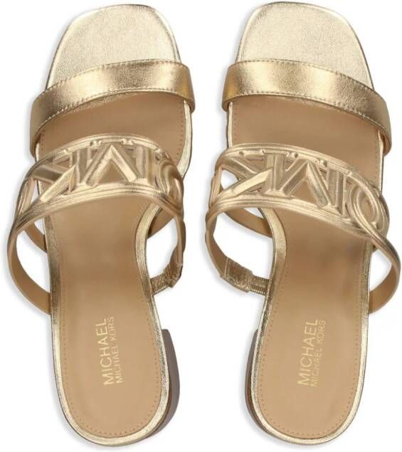 Michael Kors Leren sneakers Goud