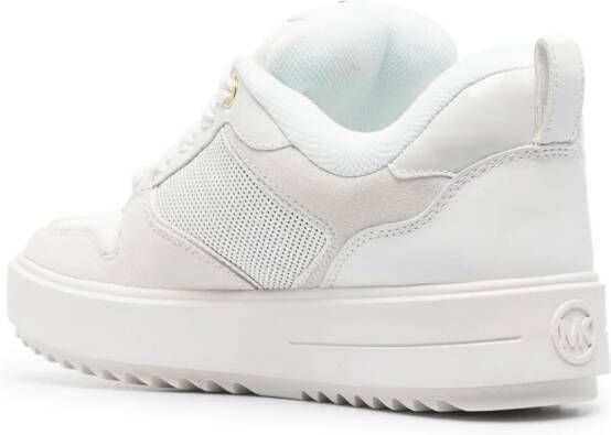 Michael Kors Sneakers met logoplakkaat Wit