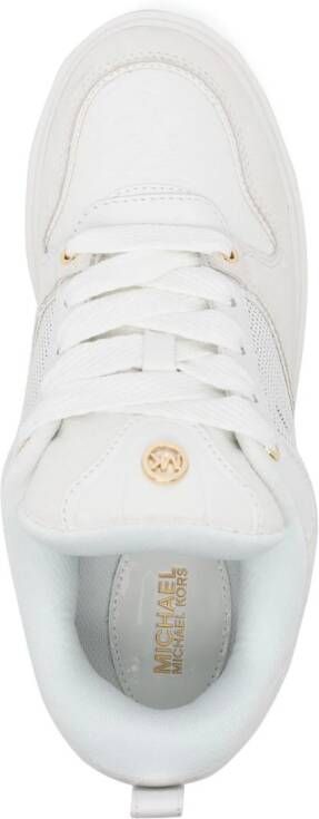 Michael Kors Sneakers met logoplakkaat Wit