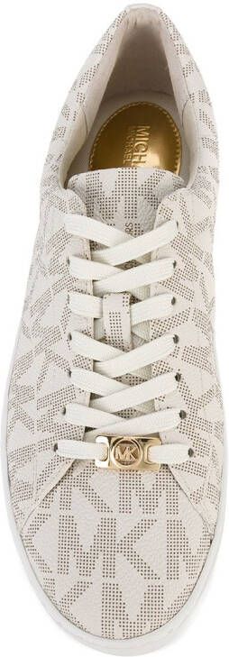 Michael Kors logo print sneakers Wit