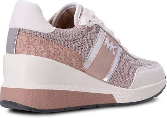 Michael Kors Mabel sneakers met sleehak Roze