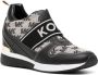 Michael Kors Maven sneakers met monogram Zwart - Thumbnail 2