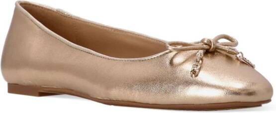 Michael Kors Metallic ballerina's Roze