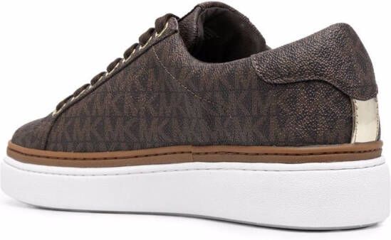 Michael Kors Milles sneakers verfraaid met logo Bruin