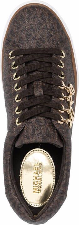 Michael Kors Milles sneakers verfraaid met logo Bruin