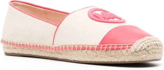 Michael Kors Espadrilles met geborduurd monogram Beige