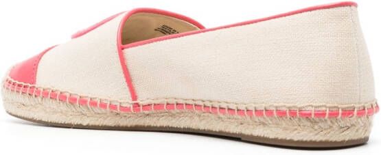 Michael Kors Espadrilles met geborduurd monogram Beige