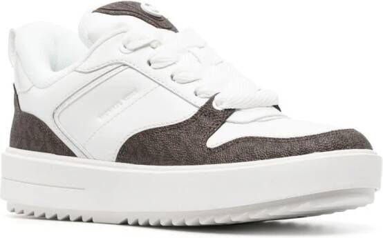 Michael Kors Sneakers met monogram patroon Wit