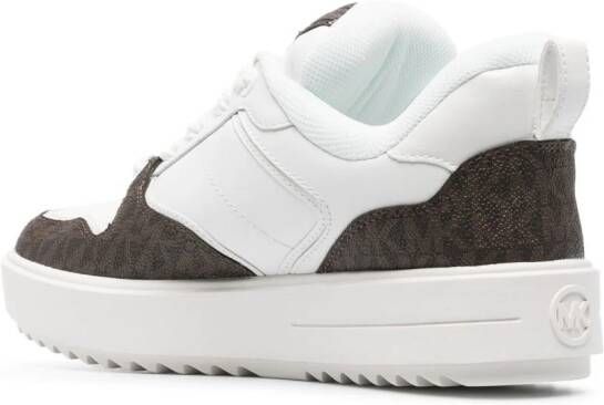 Michael Kors Sneakers met monogram patroon Wit