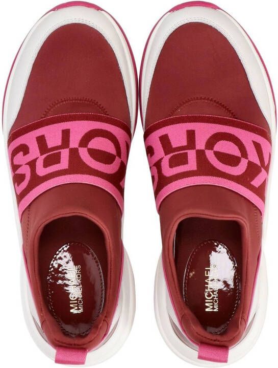 Michael Kors Olympia slip-on sneakers Rood