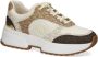 Michael Kors Percy sneakers met monogramprint Beige - Thumbnail 2