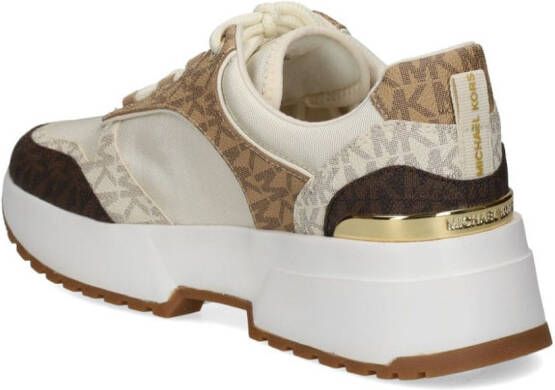 Michael Kors Percy sneakers met monogramprint Beige