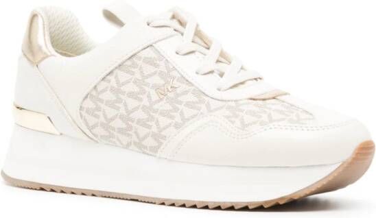 Michael Kors Raina sneakers met plateauzool Goud