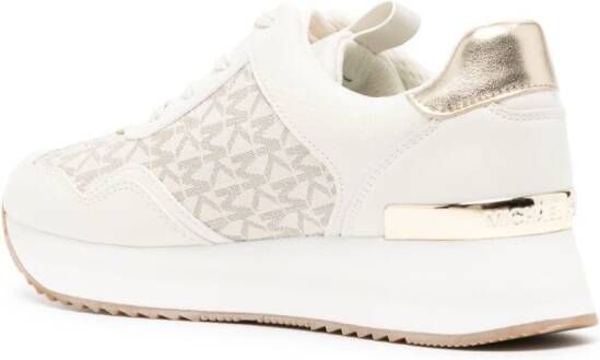 Michael Kors Raina sneakers met plateauzool Goud