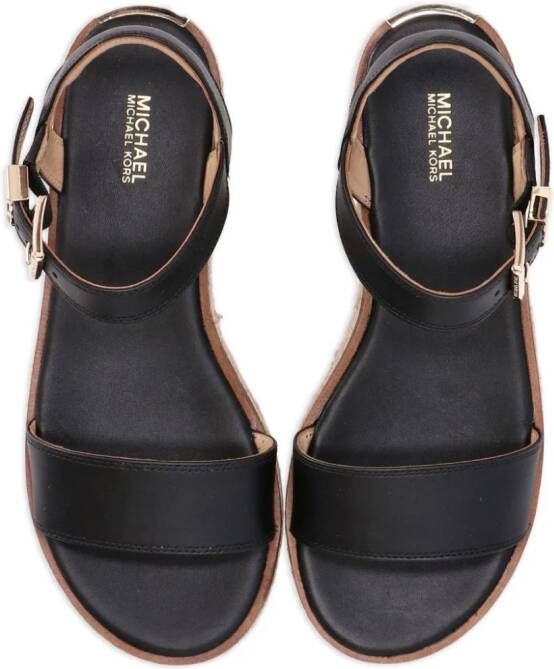 Michael Kors Richie espadrille sandalen Zwart