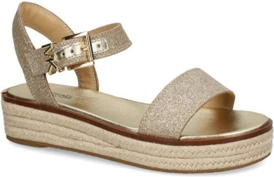 Michael Kors Richie glitter sandalen Goud