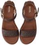 Michael Kors Isaac leren espadrilles Bruin - Thumbnail 4