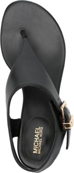 Michael Kors Robyn leren sandalen Zwart