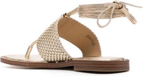 Michael Kors Sandalen met enkelbandje Goud