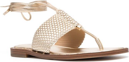 Michael Kors Sandalen met enkelbandje Goud