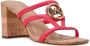 Michael Kors Sandalen met logoplakkaat Roze - Thumbnail 2