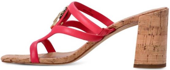 Michael Kors Sandalen met logoplakkaat Roze