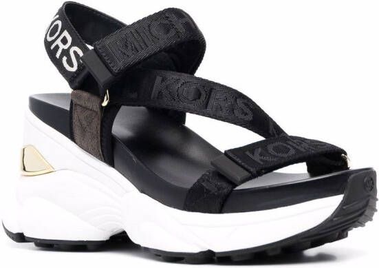 Michael Kors Sandalen met sleehak Zwart