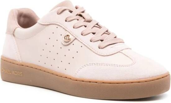 Michael Kors Scotty leren sneakers Roze