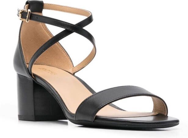 Michael Kors Serena Flex leren sandalen Zwart